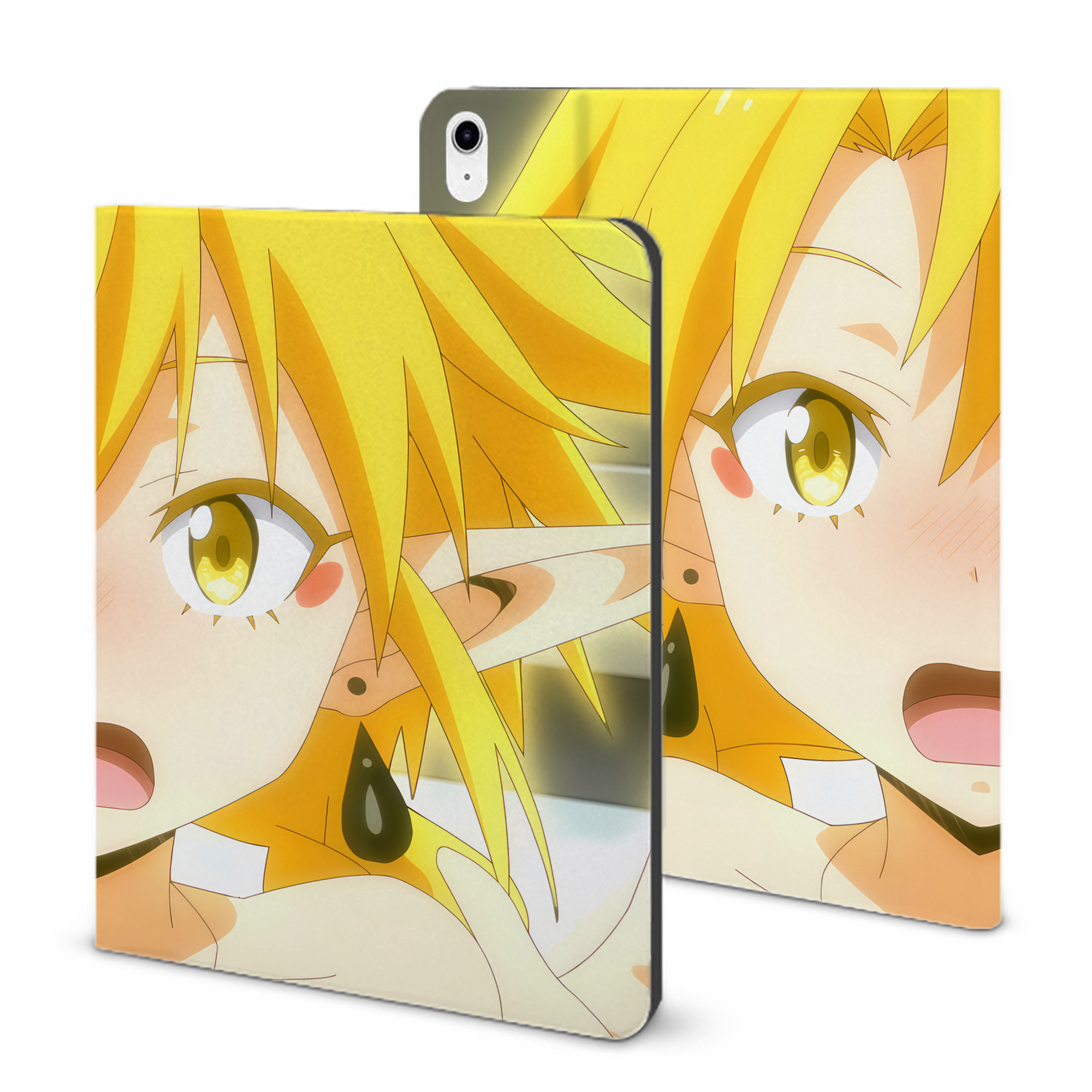 （画像用） 転スラ Regarding Reincarnated to Slime IPad ケース ブック型 PUレザー TPU 耐衝撃 軽量 薄型 ペン収納なし 全面保護 IPad 各モデル対応